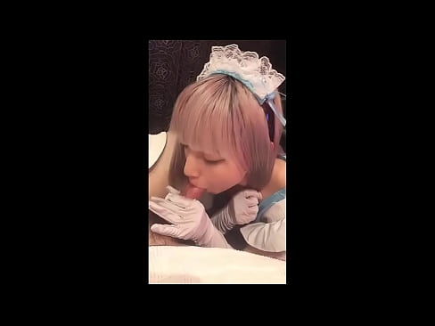❤️ Japonè idol [mayuka], kostim sèvant franse, pati 1, pip ak jerk off ak losyon Videyo sèks nan nou ☑